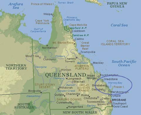 Pictures of Fraser Island Maps | Map Fraser Island